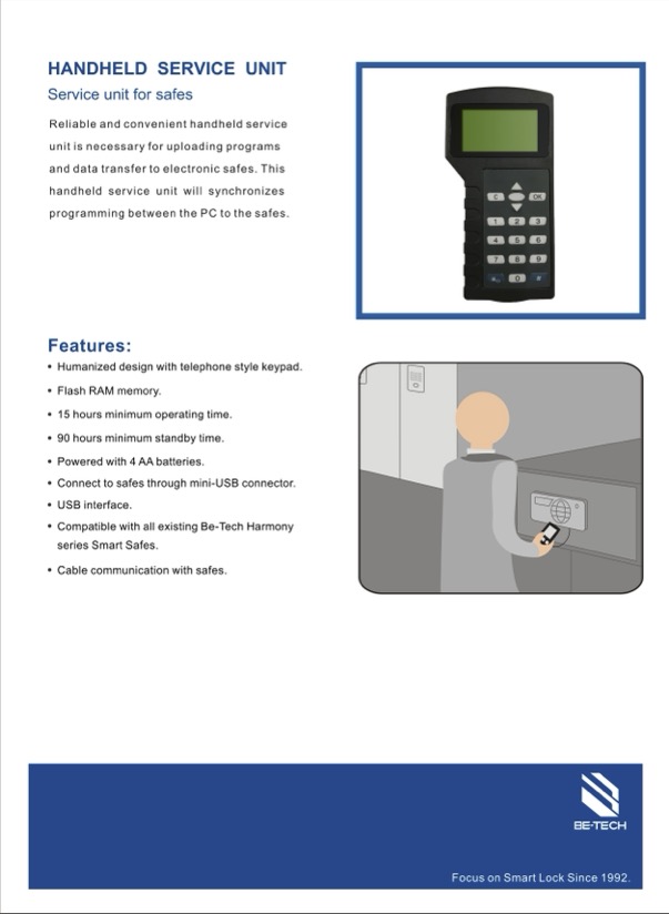 Handheld Service Unit for safe _Datasheet_English_2019July8