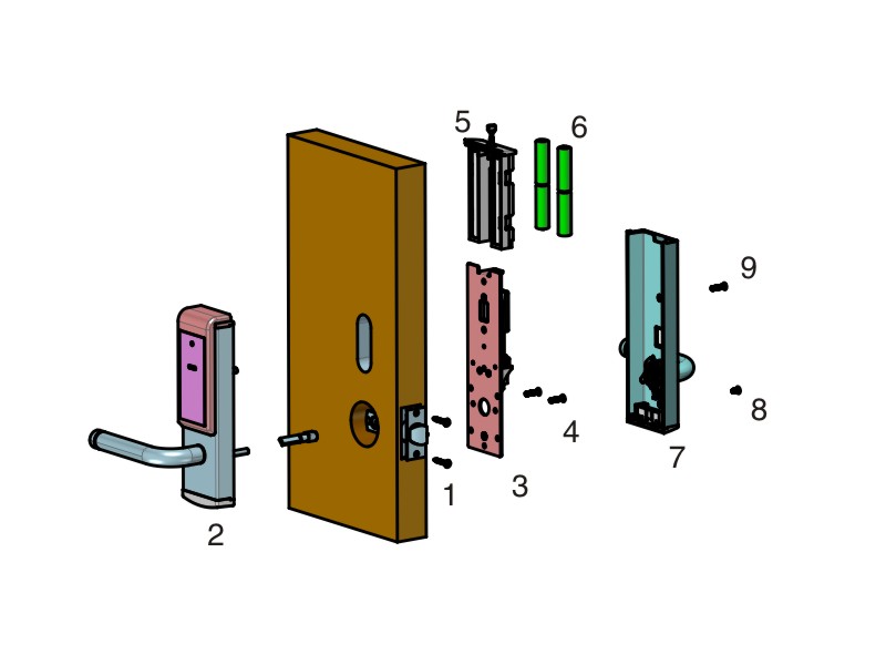 BASE II 'LEVER' RFID Installation