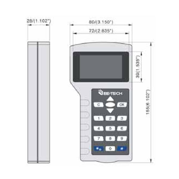 Handheld Service Unit SPECIFICATIONS