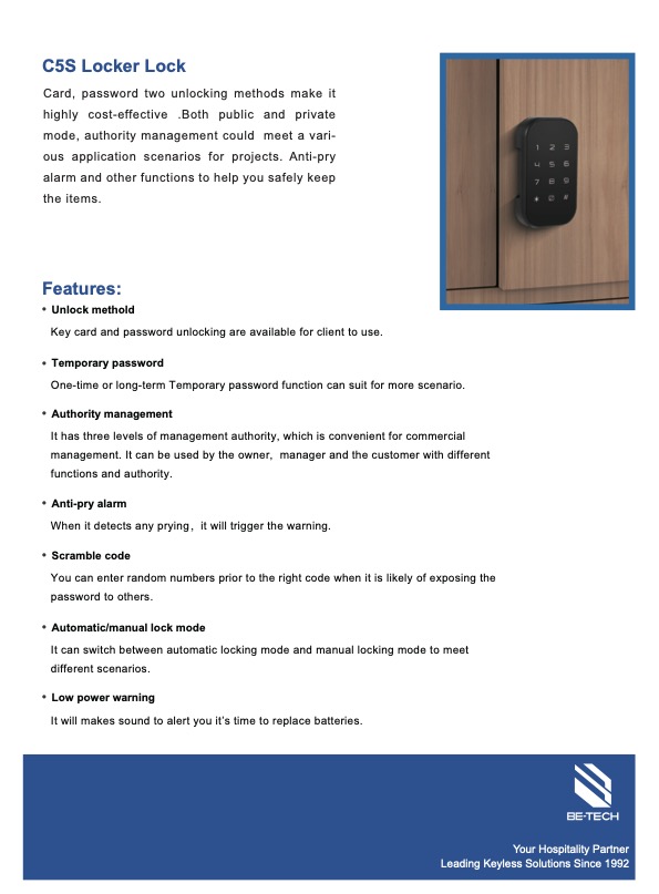 Electronic Digital Locks c5s