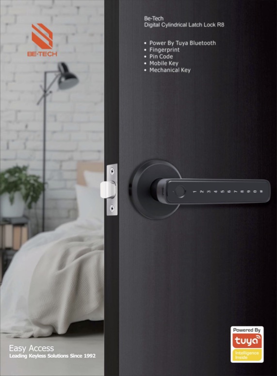 Digital Cylindrical Latch Lock R8