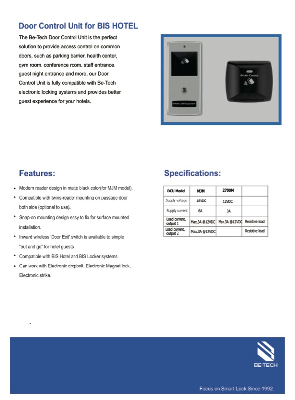 Door Control Unit_Datasheet_English_Mar.10_2020