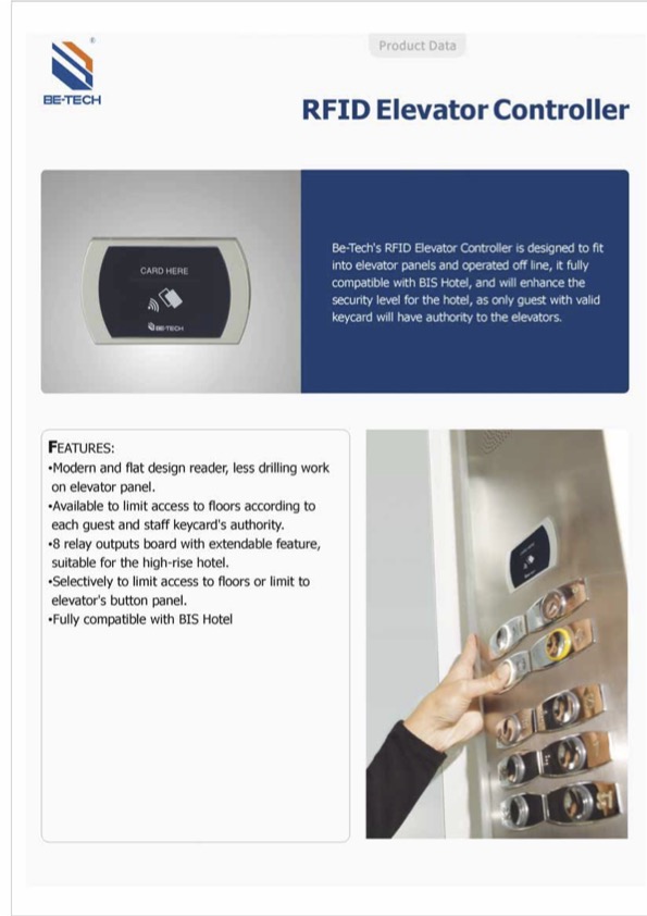 RFID Elevator Controller_Datasheet_English_2013Jun20_LR