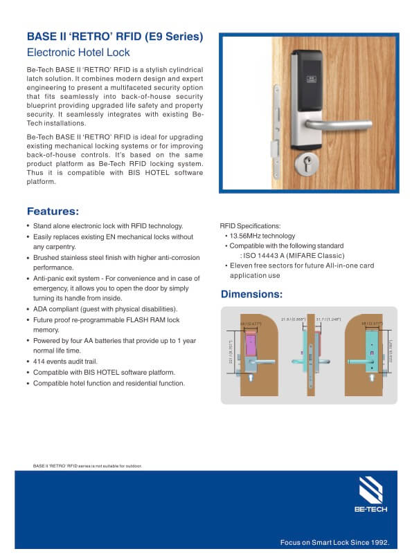 BASE II RETRO RFID_Datasheet_English_2018Oct19